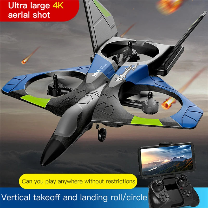 JIMITU Big Size RC Plane with 4K Camera - Perfect Remote Control Aircraft for Kids