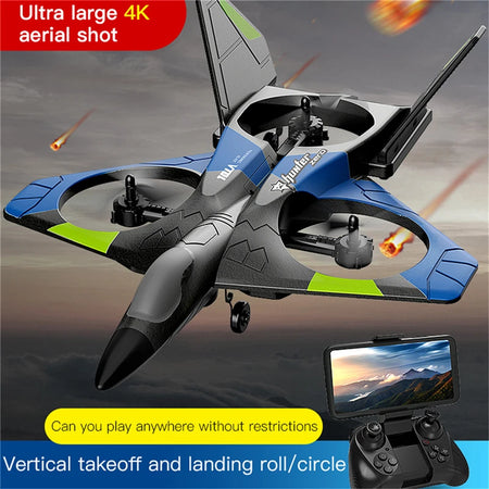 JIMITU Big Size RC Plane with 4K Camera - Perfect Remote Control Aircraft for Kids