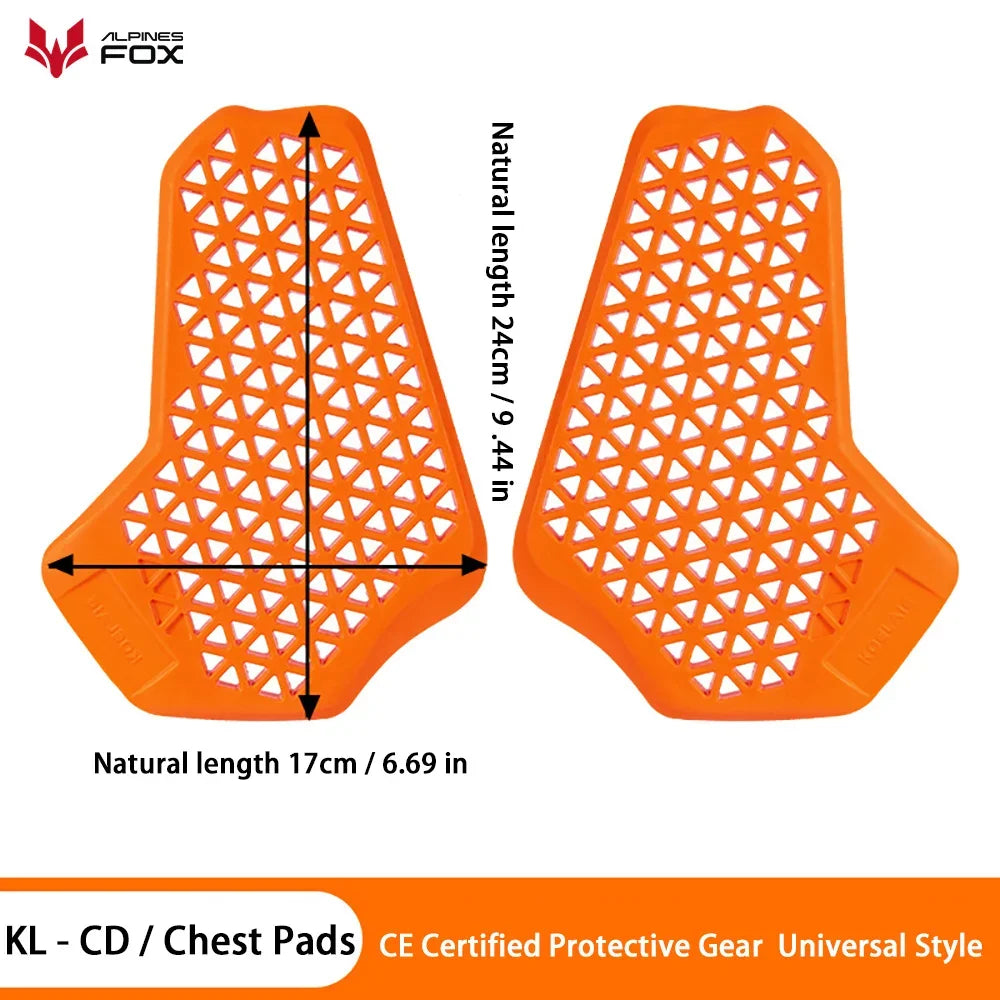 Universal Built-In Back Protector - CE Certified Motocross Chest Pads