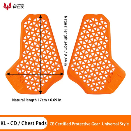 Universal Built-In Back Protector - CE Certified Motocross Chest Pads