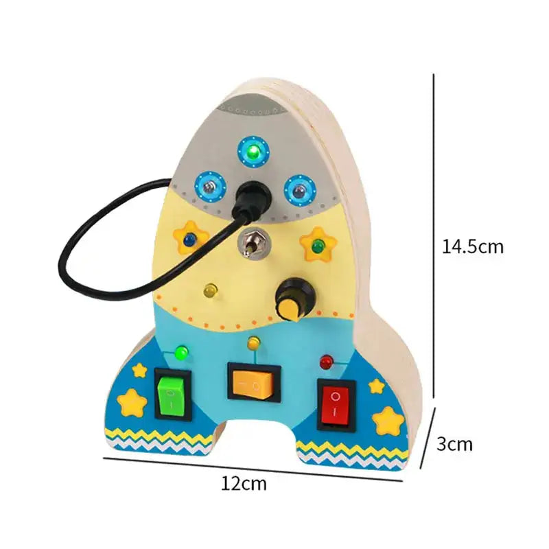 MY10082 Busy Board Led Switch Wheel Educational Toy &ndash; Play YLL01081B