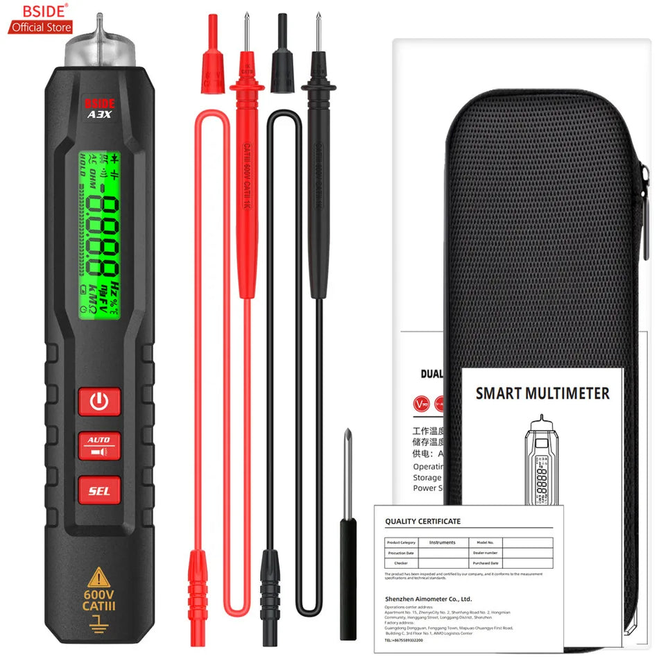 BSIDE A3X &ndash; Non-Contact Voltage Detector Pen Locate