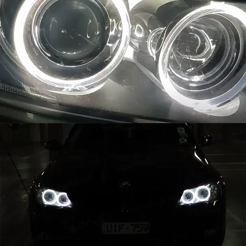 Bombillas LED Angel Eye de luz diurna 160W para BMW E90 E91