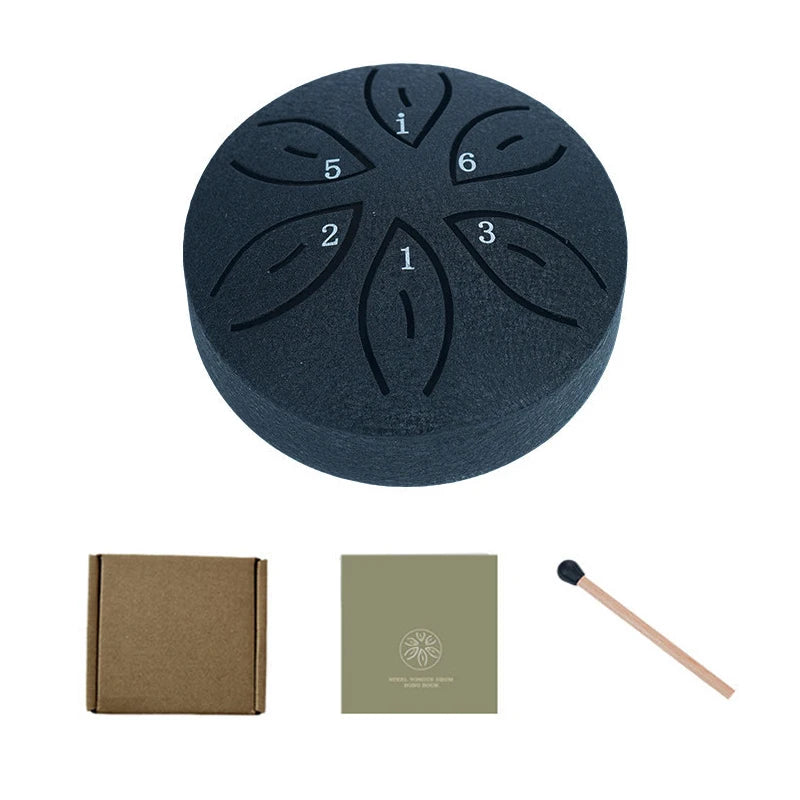 3 Inch 6 Steel Tongue Drum &ndash; Waterproof Outdoor Instrument Navy blue