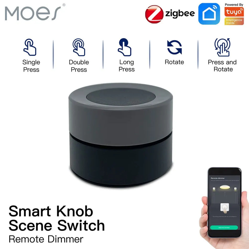 ZT-SY-RD-MS &ndash; ZigBee Smart Knob Scene Switch Two-in-One