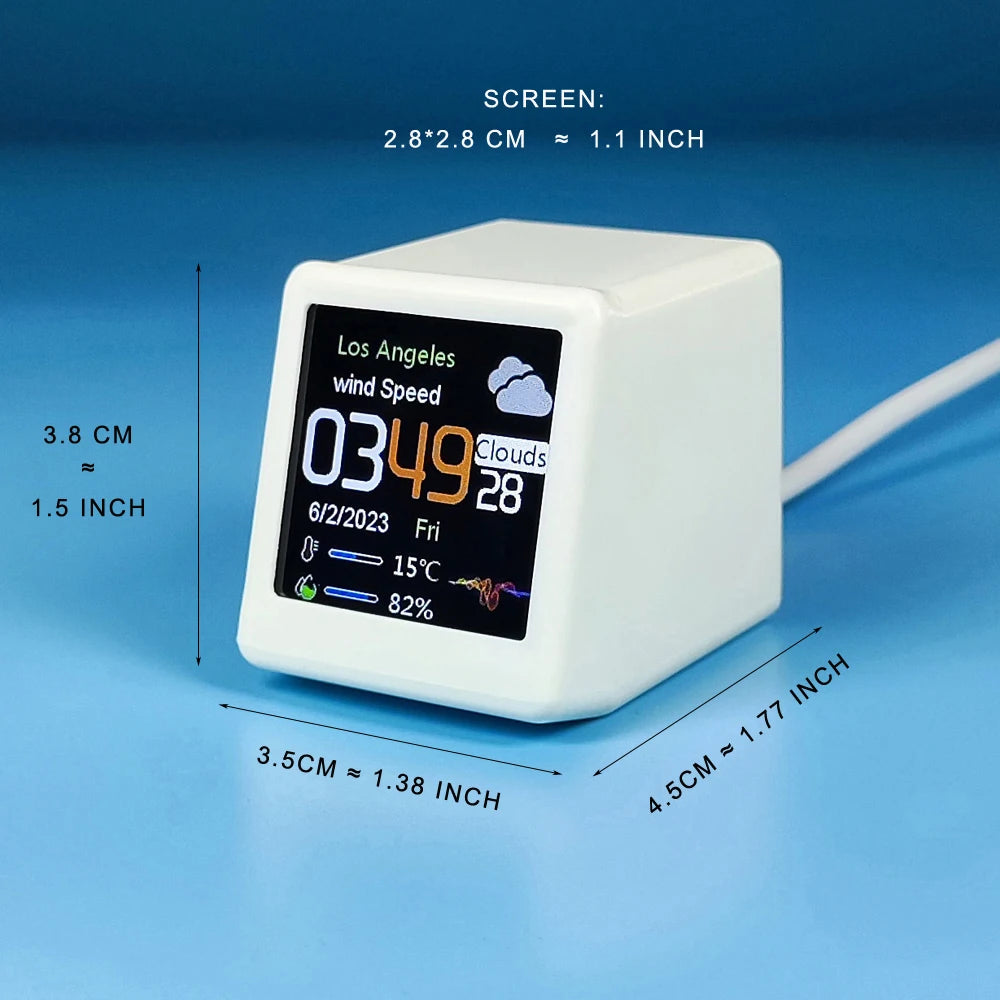 NEIMZ Mini Smart WiFi Weather Station &ndash; DIY Animation Function
