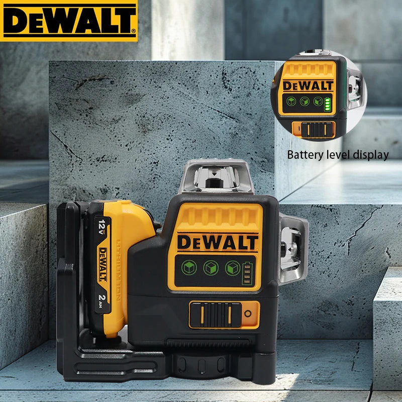 Dewalt DW089LG 12-Line Green Laser Level with 360-Degree Vertical Projection