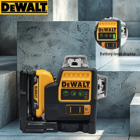 Dewalt DW089LG 12-Line Green Laser Level with 360-Degree Vertical Projection