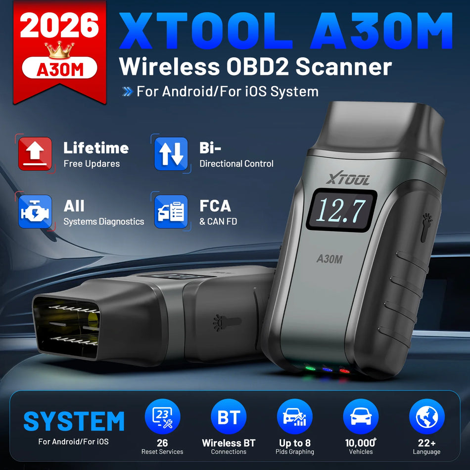 XTOOL Anyscan A30M All-System Auto-Diagnosetool mit lebenslangem kostenlosen Update