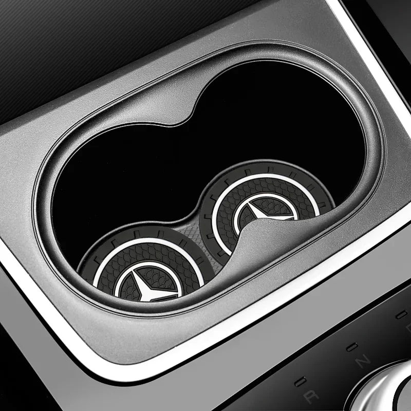 SSZ Car Cup Holder Coaster &ndash; Non Slip Interior Accessory for Mercedes Benz