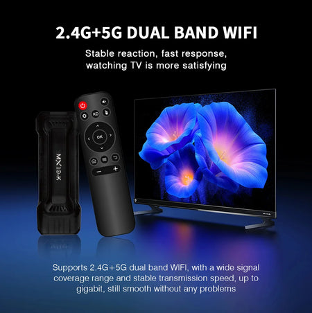 MX10-K Global Android TV Stick - 4K Google TV Dual WiFi
