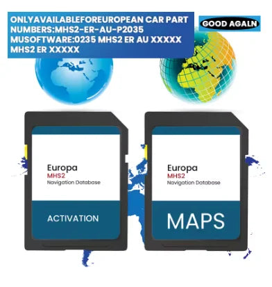 Audi MMI MHS2 2024 Navigation SD Card Update - Latest Maps for Audi