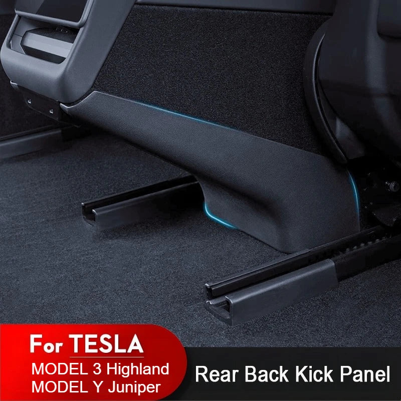 Zentraler Armlehnen- und Anti-Kick-Rücksitzbezug für Tesla Model Y Juniper 2025 und Model 3 Highland 2024
