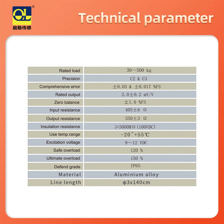 Load Cell Aluminum Alloy Sensor C3 &ndash; High Precision