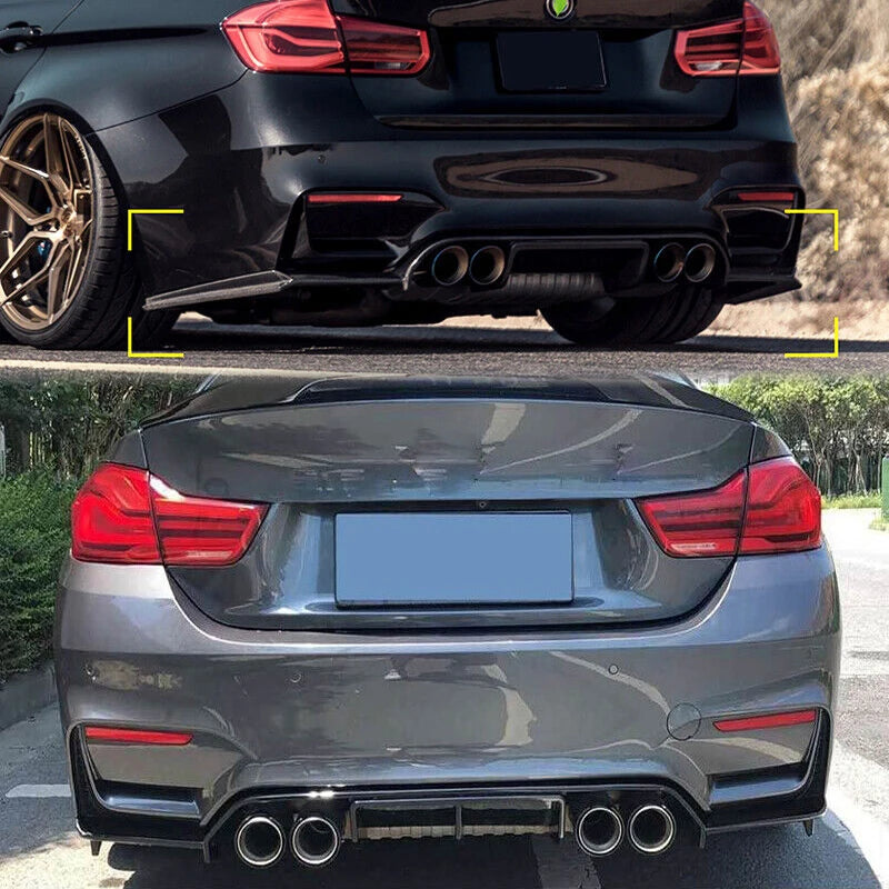 Задний спойлер бампера BMW F80 M3 F82 F83 M4 с карбоновым покрытием