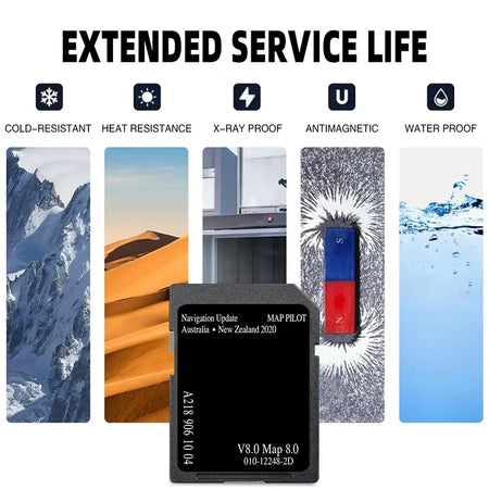Sat Nav A2189061004 V8 SD Card Update &ndash; AU NZ Map 2020