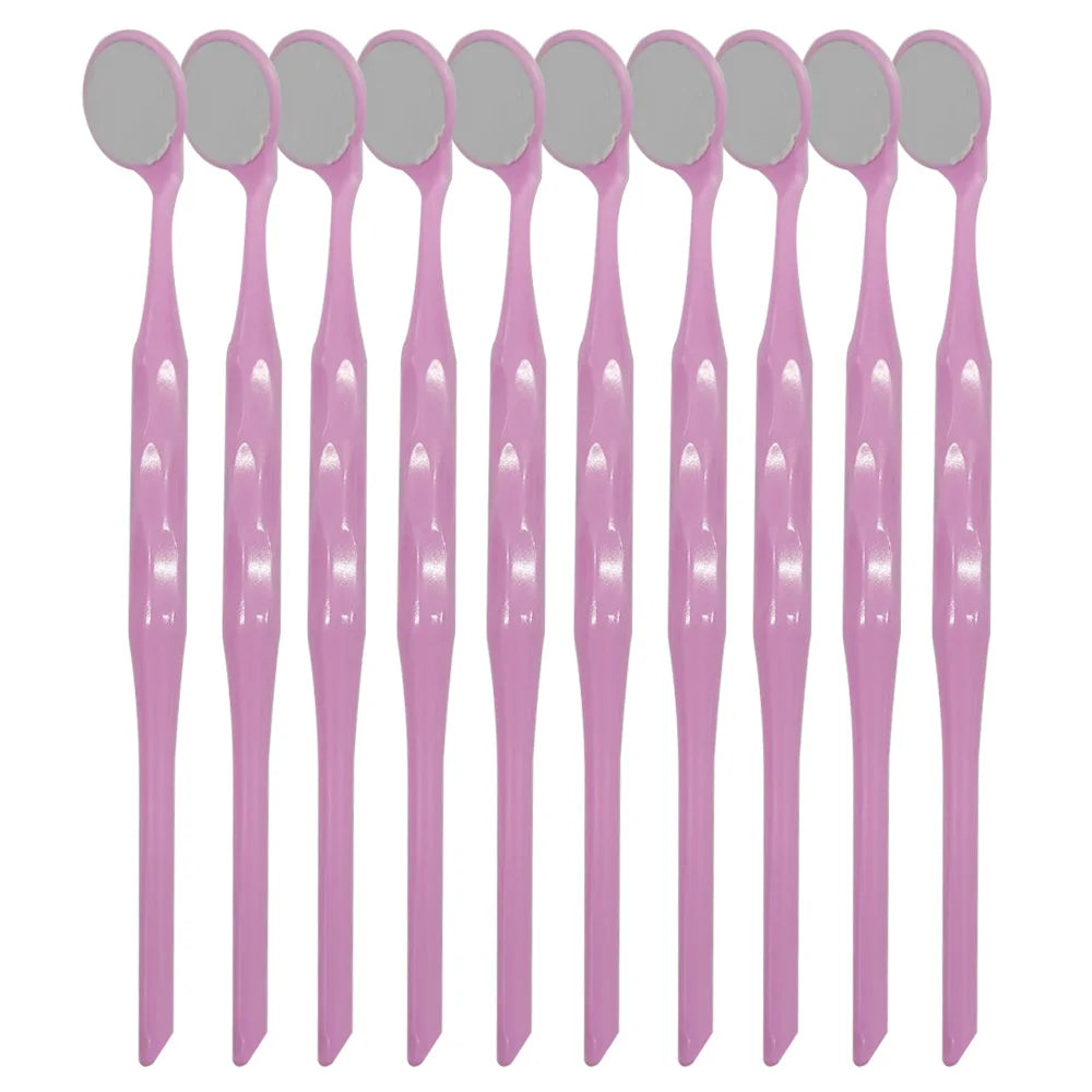 AG Dental Mouth Mirror Premium Front Surface &ndash; Dual-Sided Pink-1Box