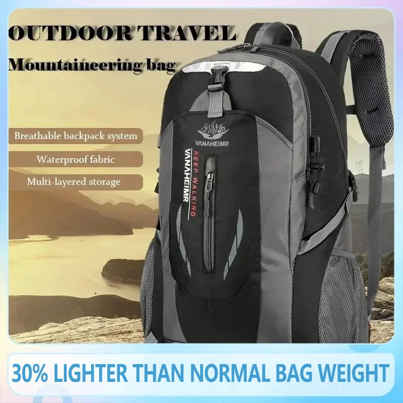 40L Outdoor Waterproof Large Capacity Hiking Bag &ndash; Durable