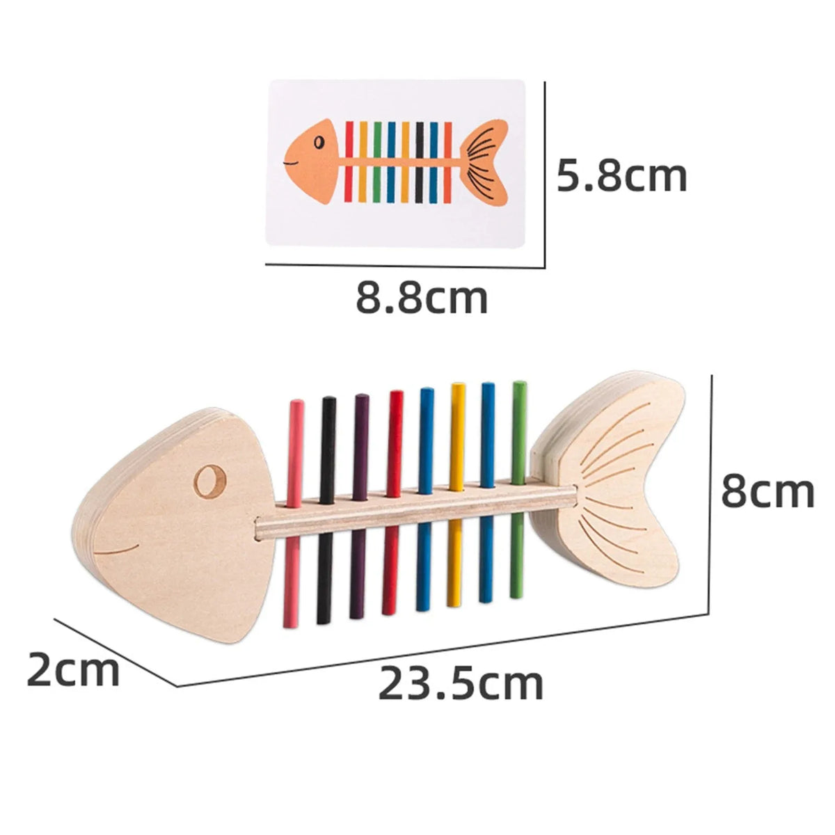 Color Matching Educational Montessori Toy for Kids Aged 3+ - Enhance Hand-Eye Coordination &amp; Cognitive Development