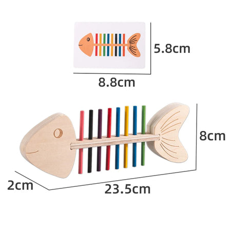 Color Matching Educational Montessori Toy for Kids Aged 3+ - Enhance Hand-Eye Coordination &amp; Cognitive Development