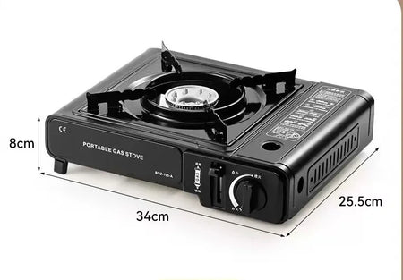 Portable Gas Stove &ndash; Versatile Outdoor Cooking Solution black-b