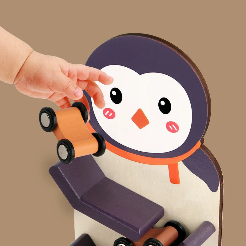 Gliding Car &ndash; Wooden Toy For Hand Eye Coordination