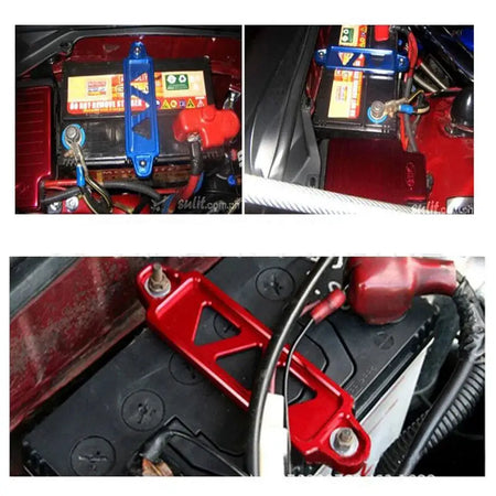 Car Racing Battery Tie Down Hold Bracket Compatible For Honda Civic EG DEL SOL S2000 Acura Integra Car Accessories BT-1005 by InterCyprus Trading Ltd