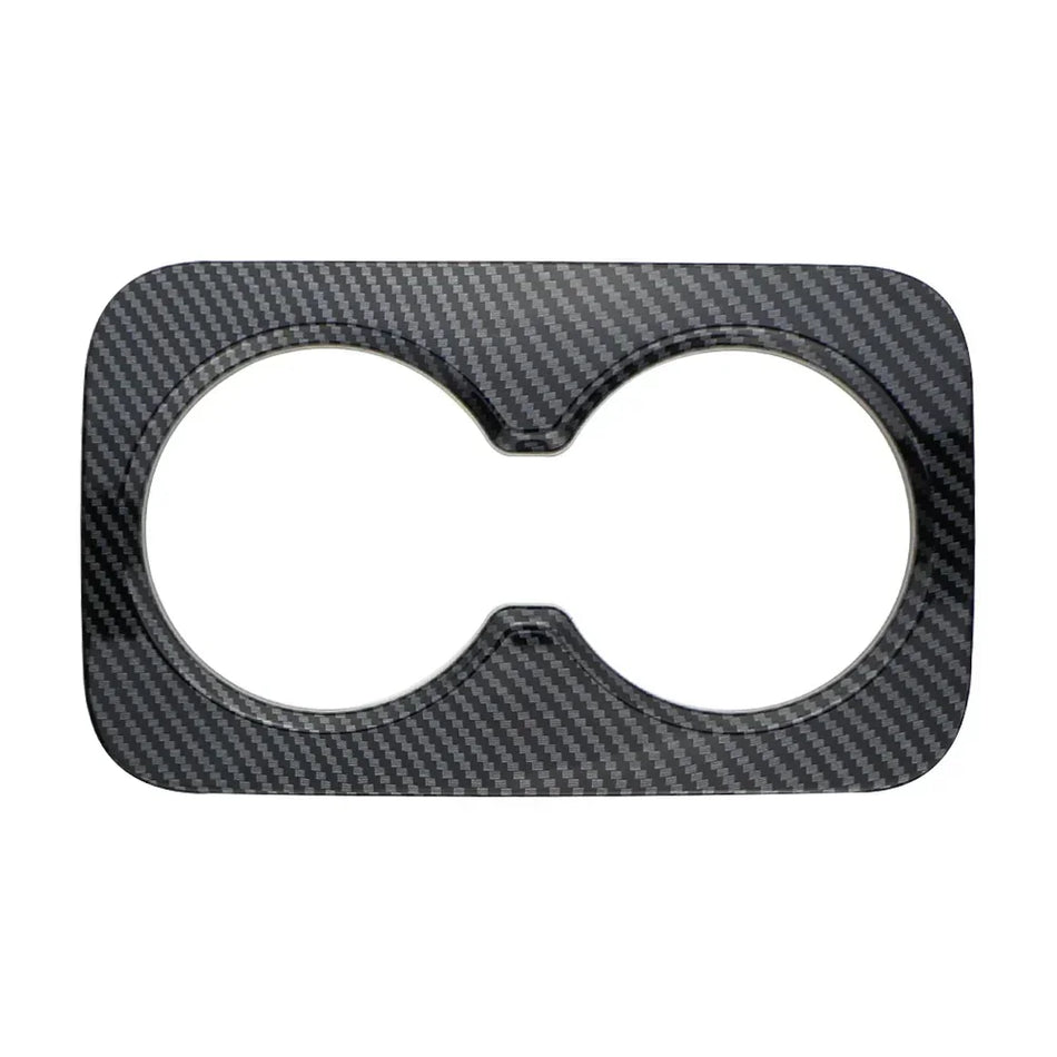 Рамка за поставка за вода на задната седалка BYD Atto3, капак ABS с имитация на въглеродни влакна