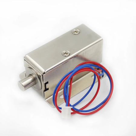Electronic Door Lock &ndash; Low Current 12V Release Solenoid 12V 0.4A round