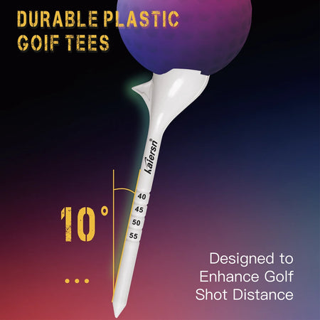 Kaiersn Golf Tees 10Pcs &ndash; Enhanced Shot Distance Design