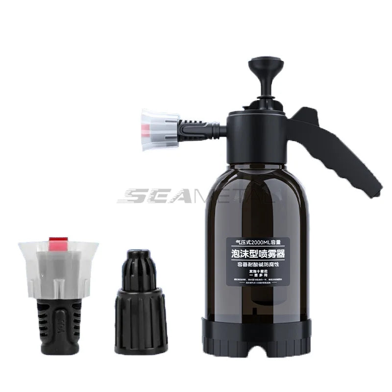 Seametal Car Wash Foam Sprayer 2L - Pneumatic Foam Cannon black 1set / CHINA