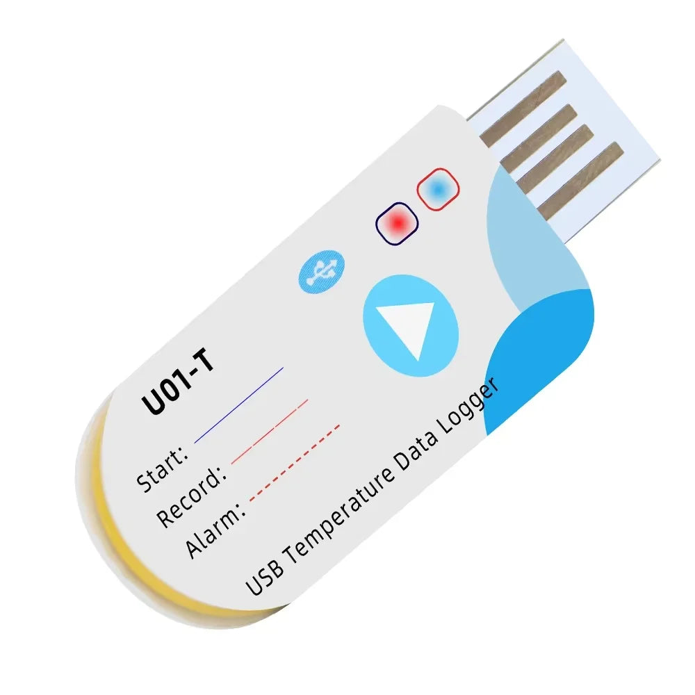 USB Temperature Data Logger 14400 Points - App Alerts