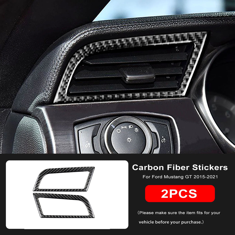 Oglekļa šķiedras gaisa ventilācijas apdare Ford Mustang GT 2015-2021
