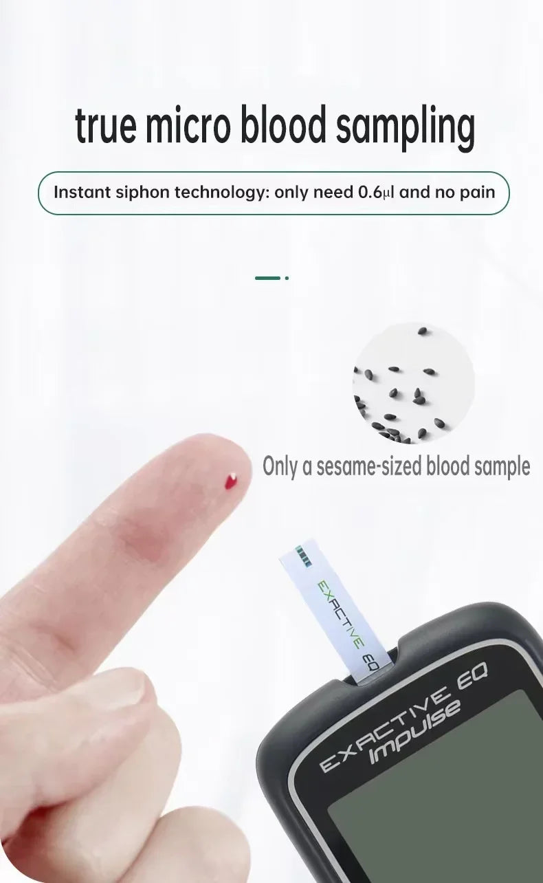 EXACTIVE EQ Diabetic Test Strips &ndash; Accurate Blood Sugar Monitoring