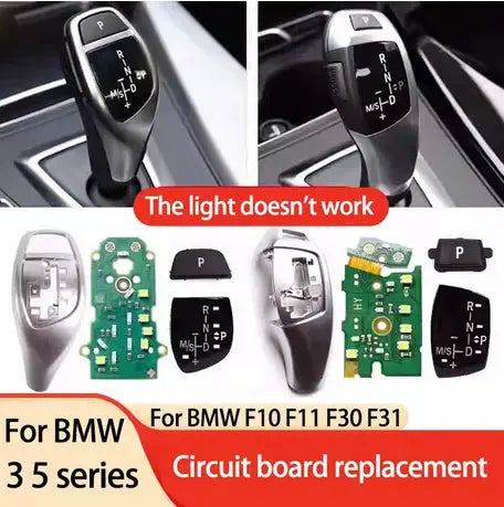 Replace Upgrade Gear Shift Knob Circuit Board for BMW F10 F30 F20 F25 F26 F15 F16 F32 Gear Shifter Gearbox LED Panel Repair by InterCyprus Trading Ltd