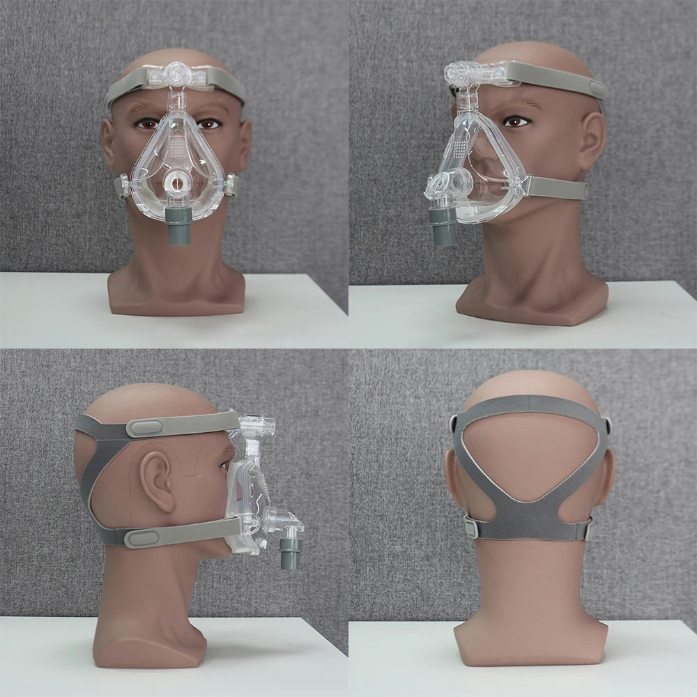 RESOXY CPAP Full Face Mask - Silicone Comfort Headgear
