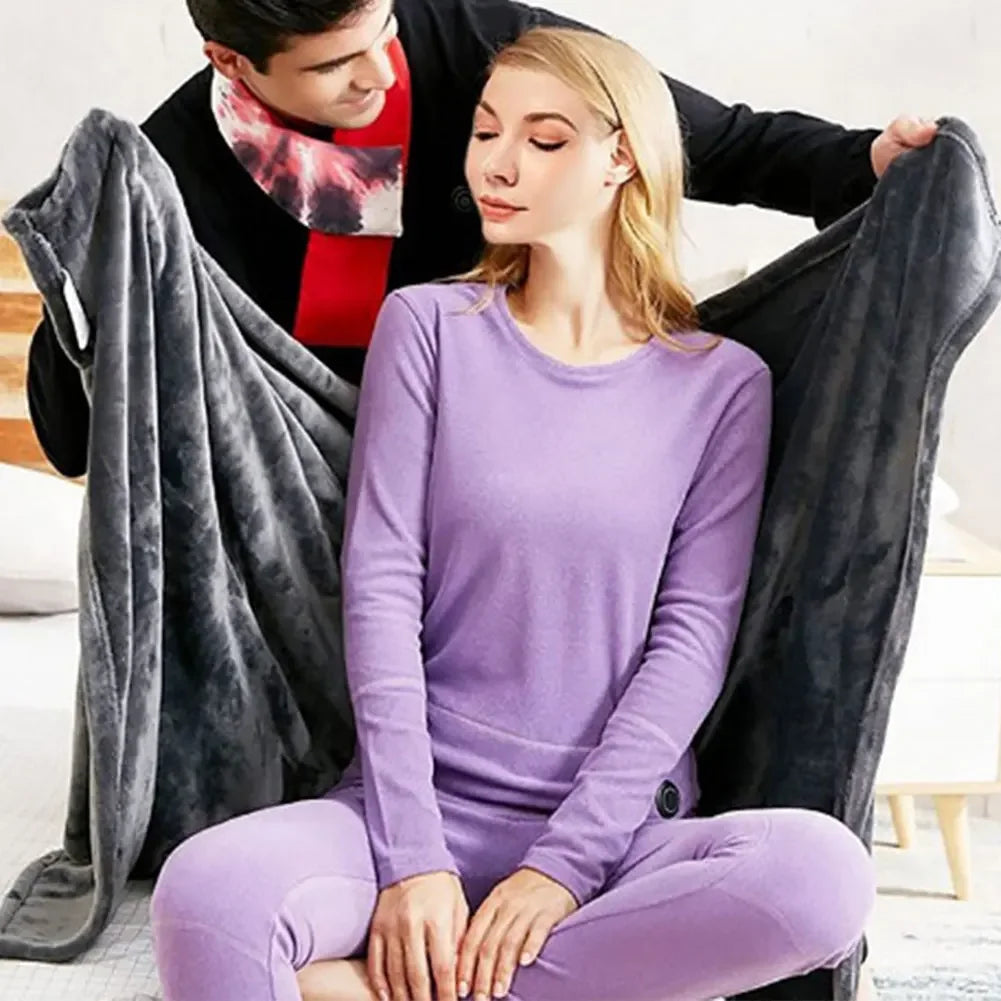 USB Heated Blanket &ndash; Three Heating Levels for Fast Warmth