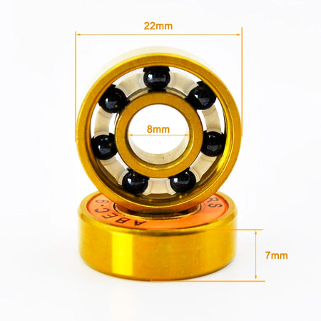 608 2RS Hybrid Ceramic Ball Bearing &ndash; Ultra Smooth Rolling