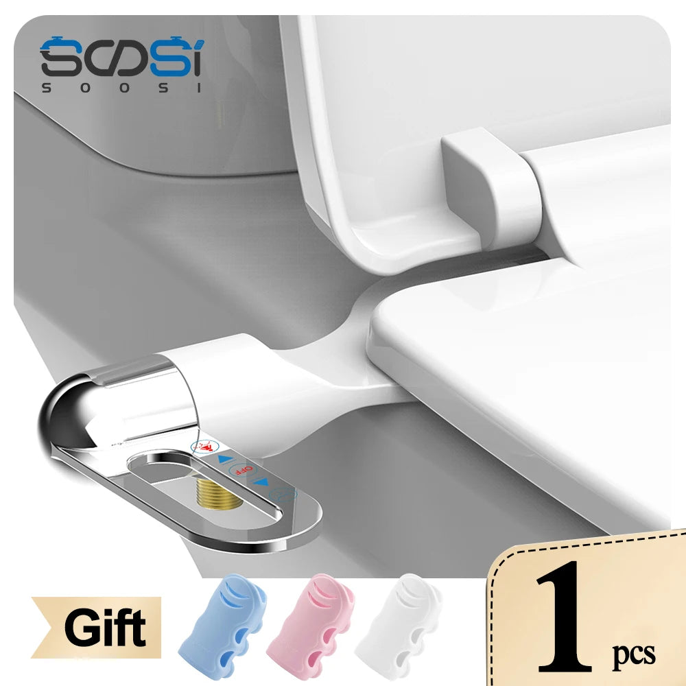 Bidet Toilet Seat S &ndash; Ultra-Thin Non-Electric Dual Nozzles SS0002Europe 3 8 / CHINA