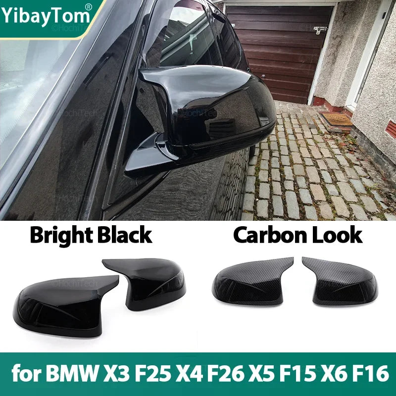 Cubierta de Espejo de Fibra de Carbono para BMW X3 X4 X5 X6 F25 F26 F15 F16