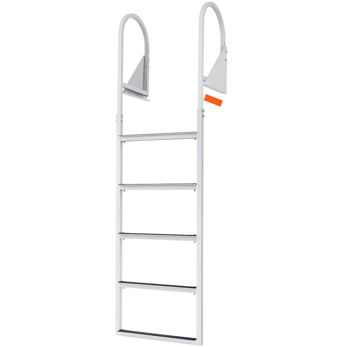 SucceBuy 3/4/5 Steps Flip Up Dock Ladders - Sturdy Boarding