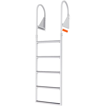 SucceBuy 3/4/5 Steps Flip Up Dock Ladders - Sturdy Boarding