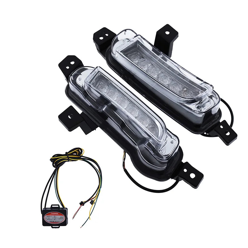 LED Daytime Running Lights Kit for Suzuki Vitara 2014-2020 Dual Color DRL with Turn Signals