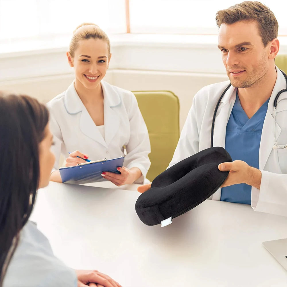 Donut Pillow Cushion &ndash; Relief for Hemorrhoids and Tailbone Pain