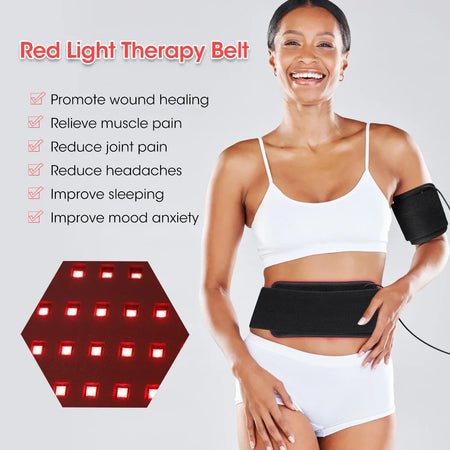 LED Red Light Therapy Belt 660nm 850nm &ndash; Pain Relief