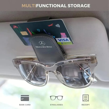 Car Sunglasses Holder Clip for Mercedes Benz AMG GLE GLC - Stylish Auto Eyewear Accessory