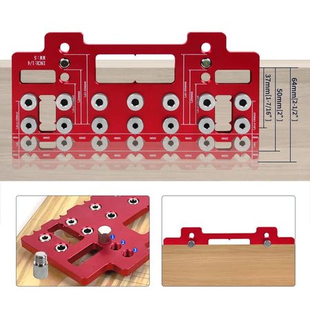 Aluminum Pocket Hole Jig Kit &ndash; Precise Hole Template
