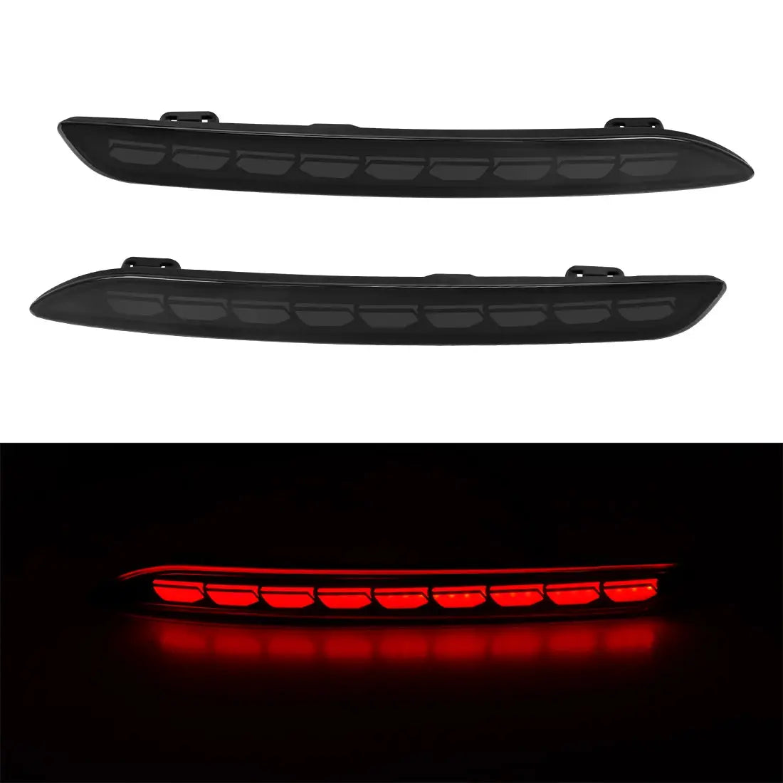 For Honda Accord 2023 2024 LED Rear Bumper Reflector Light Auto Brake Warning Lamp Waterproof Multi-function Car Accessories by InterCyprus Trading Ltd