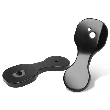 Motorcycle Black Rearview Mirror Brackets Adapter &ndash; Durable Aluminum Construction