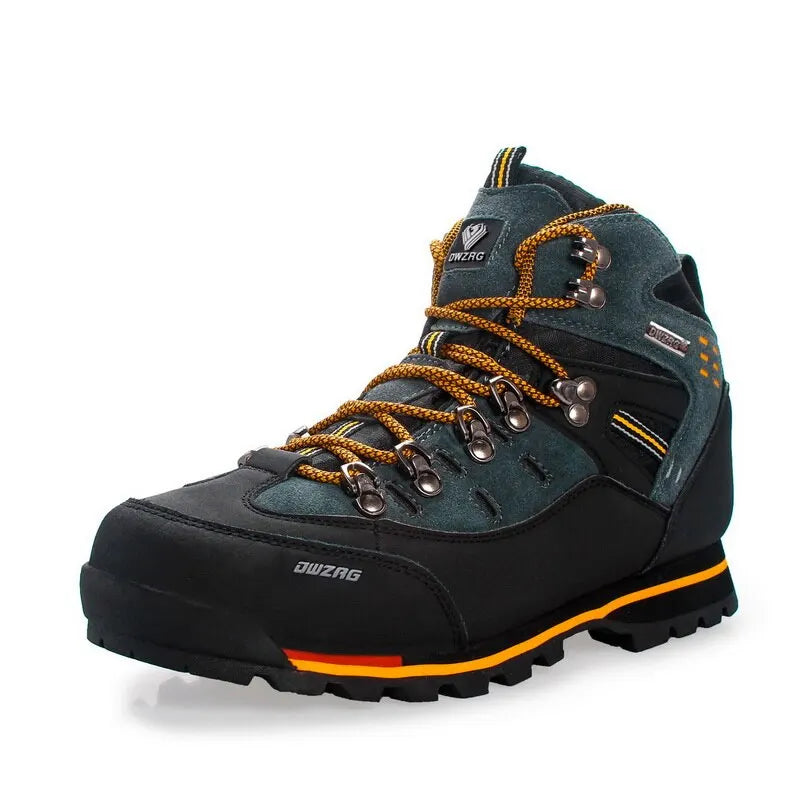 Hiking Shoes Men Outdoor Mountain Climbing Sneaker Mens Top Quality Fashion Casual Snow Boots Yellow / 41